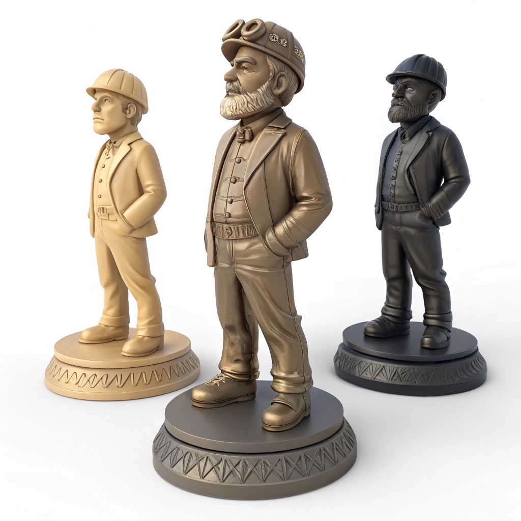 Professional 3D printing workspace